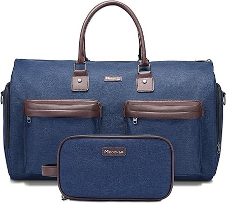 남성용 크세포트 여행 가방 크로스보디 가방 남성용 어깨 가방 캔버스 핸드백 (파란색)